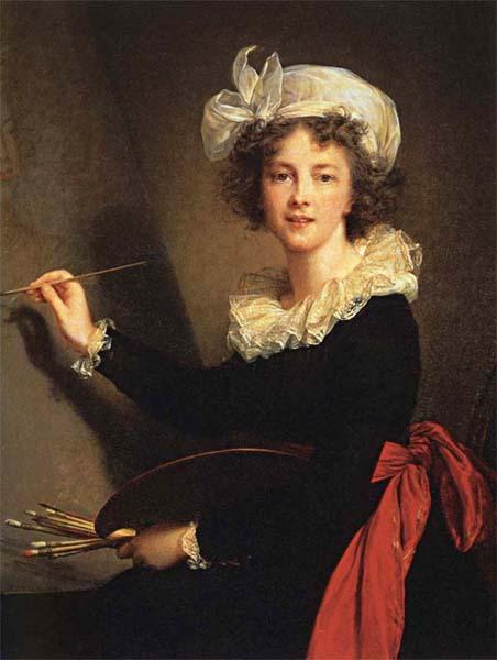 Elisabeth-Louise Vigee-Lebrun Self-Portrait France oil painting art
